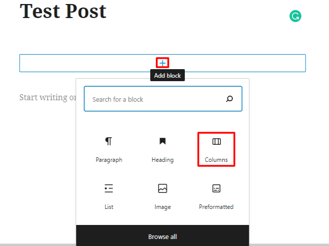 How To Create Columns In WordPress - CodeFlist