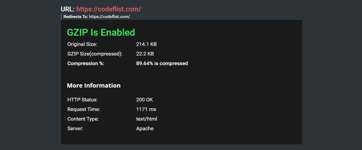 Online Tools - GZIP Compression