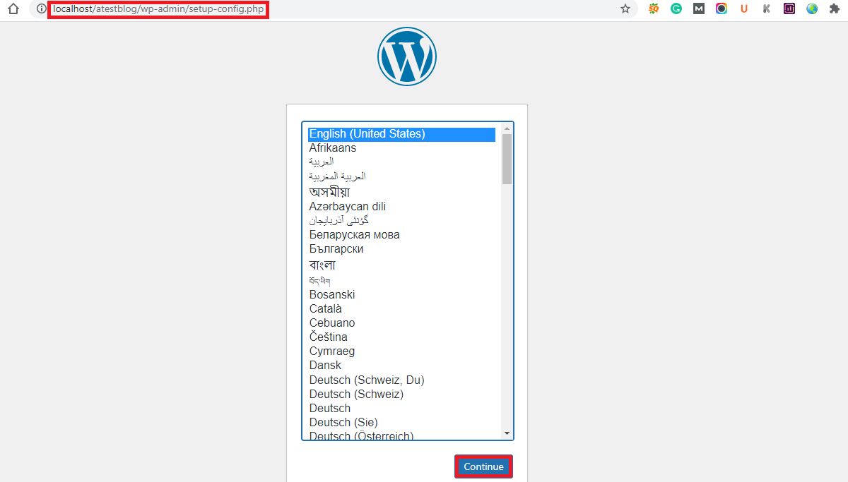 Install WordPress Locally