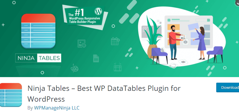 Ninja Tables - Tables Plugins in WordPress