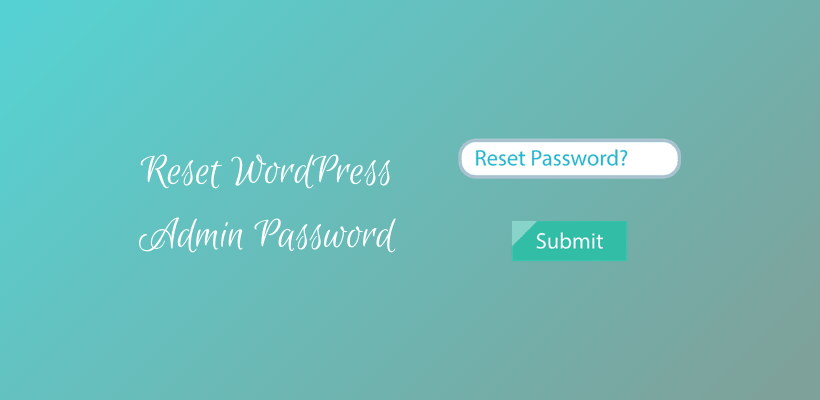 How to reset password in WordPress