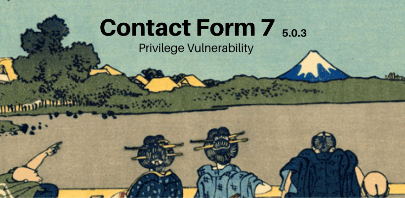 Privilege Vulnerability-Contact Form 7