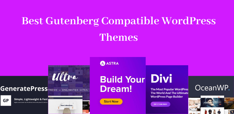 Best Gutenberg Compatible WordPress Themes
