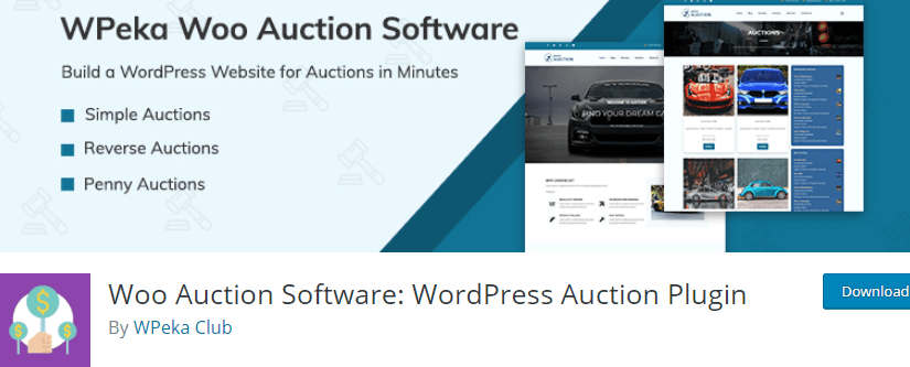 Woo Auction Software WordPress Auction Plugin