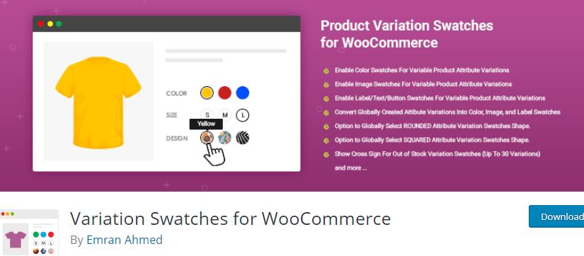 must-have WooCommerce plugin - Variation Swatches