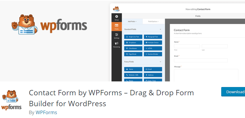 WPForms Lite - Best Free WordPress Plugins