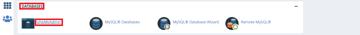 Database in cPanel